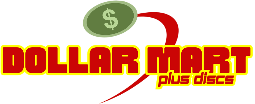 Dollar Mart Plus Discs Logo